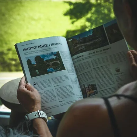 Дом отдыха Freistehendes Mit Kamin, Sauna, Atemberaubenden Blick Ins Tal, Mehrere Terrassen, 1500qm Grundstueck 1,6m Hoch Eingezaeunt Gerabronn